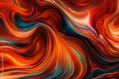Abstract colorful liquid flow background texture