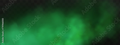Green stink bad smell, smoke or poison gases,chemical toxic vapour. photo