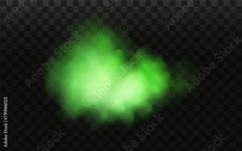 Green stink bad smell, smoke or poison gases,chemical toxic vapour.
