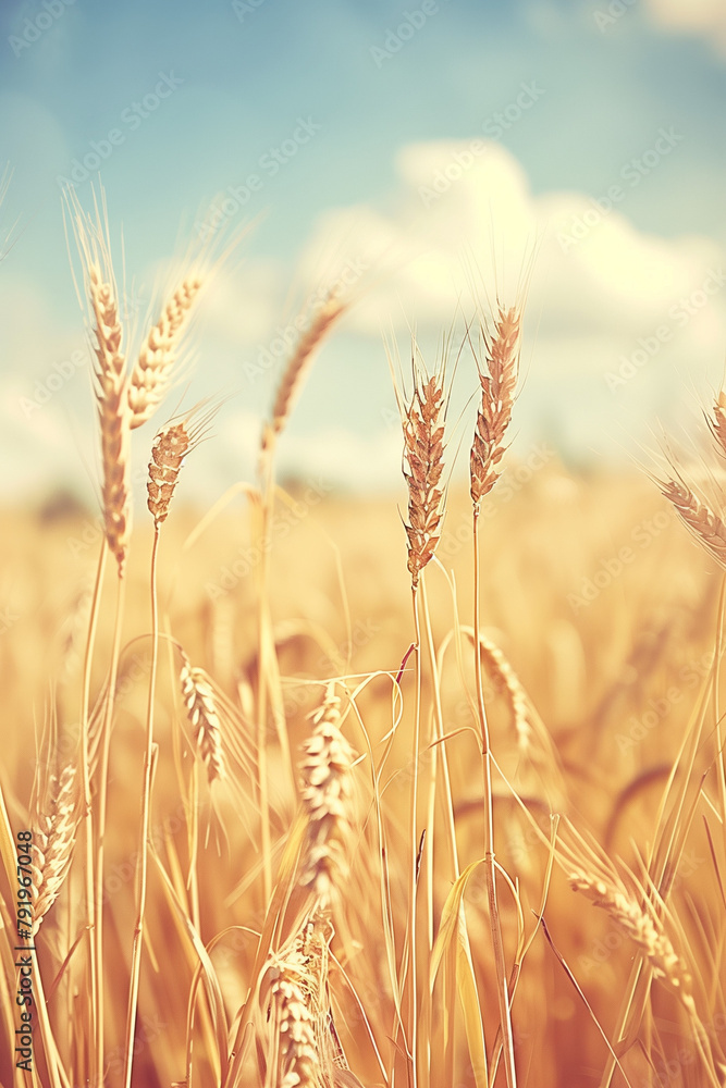 Close up golden wheat. Agricultural and nature concept. High quality photo Close up golden wheat. Agricultural and nature concept. High quality photo