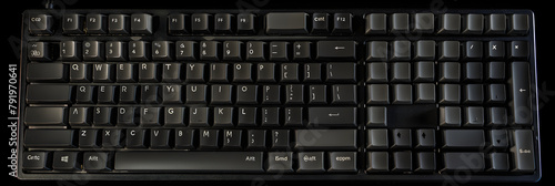 Ergonomically Designed QWERTY Computer Keyboard with Alphanumeric and Function Keys photo