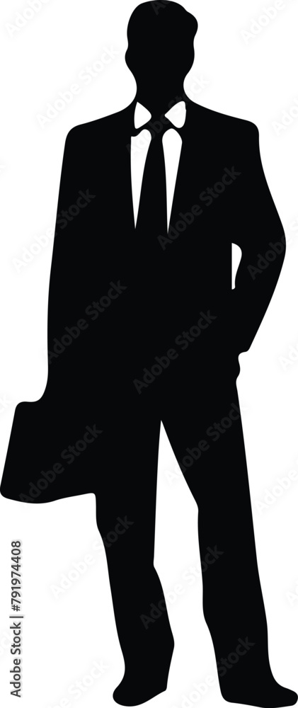 Business silhouette Business silhouette