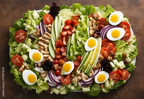 Detail image of a  cobb salad photo