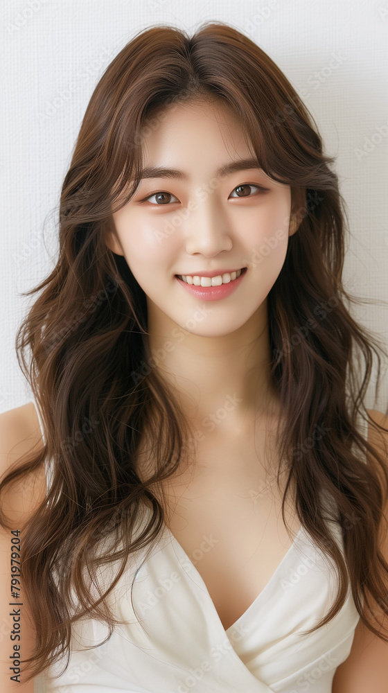 Portrait of Smiling Young Woman Portrait of Smiling Young Woman