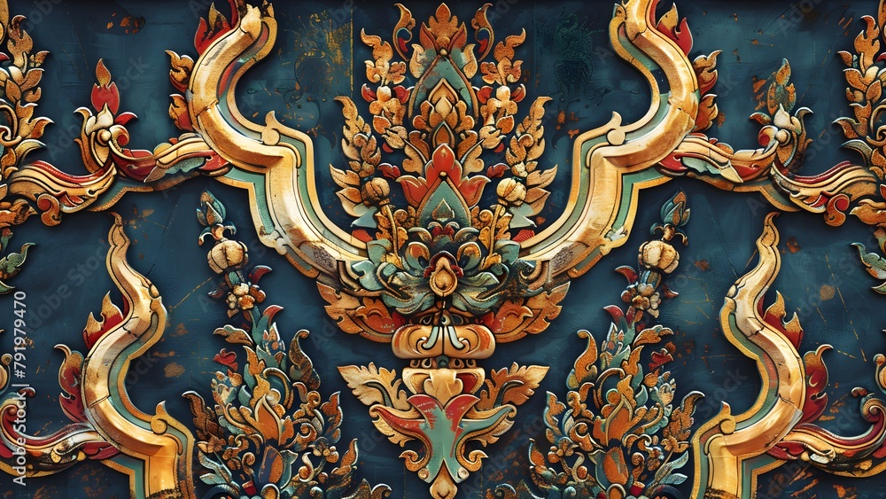 Fototapeta premium Thai Pattern background