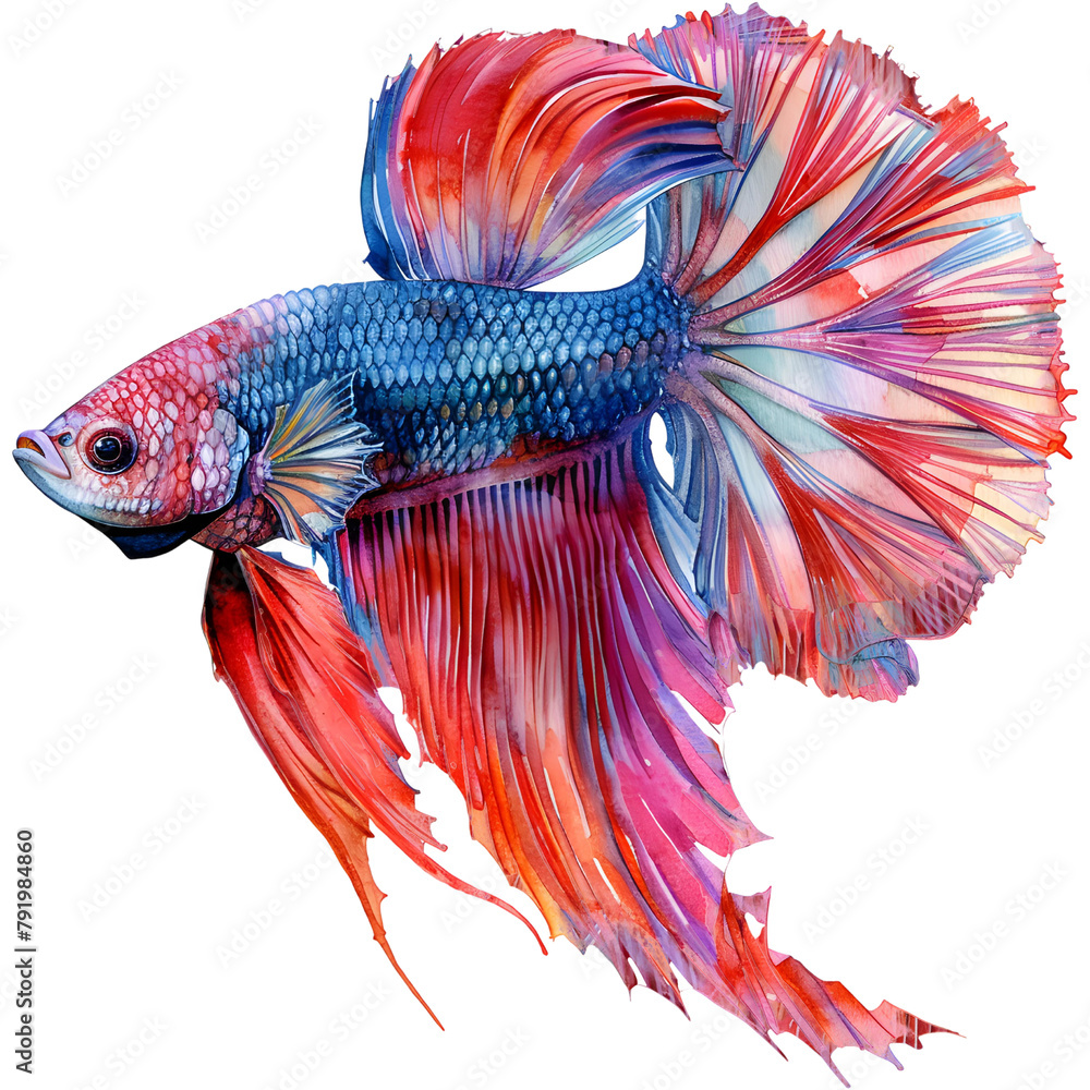 Fototapeta premium siamese fighting fish