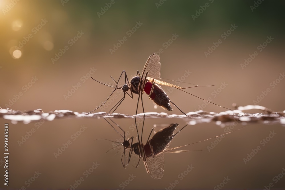 Foto de 'blood sucking mosquito malaria dengue bite skin macro insect ...