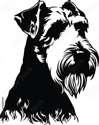 Airedale Terrier silhouette