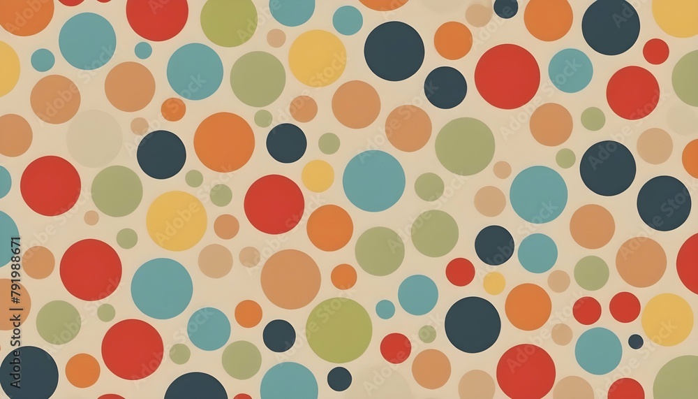 Polka dot patterns in various sizes and colors for upscaled_2