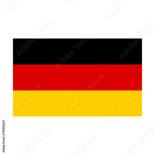 German flag vector illustration
