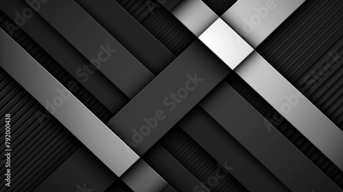  A black-and-white wallpaper featuring diagonal designs, centrally positioned in the image