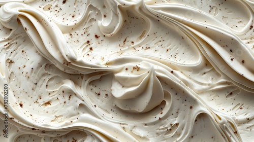 Creamy Vanilla Cream Cheese Frosting Closeup