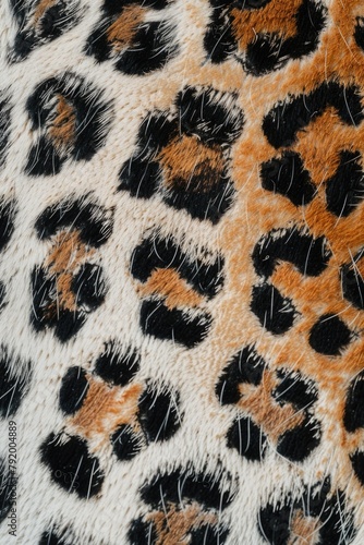 Leopard Print Fabric Close Up