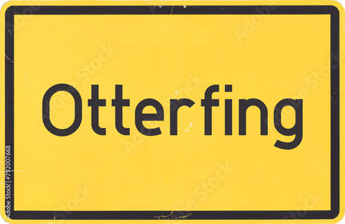 Ortsschild Otterfing photo