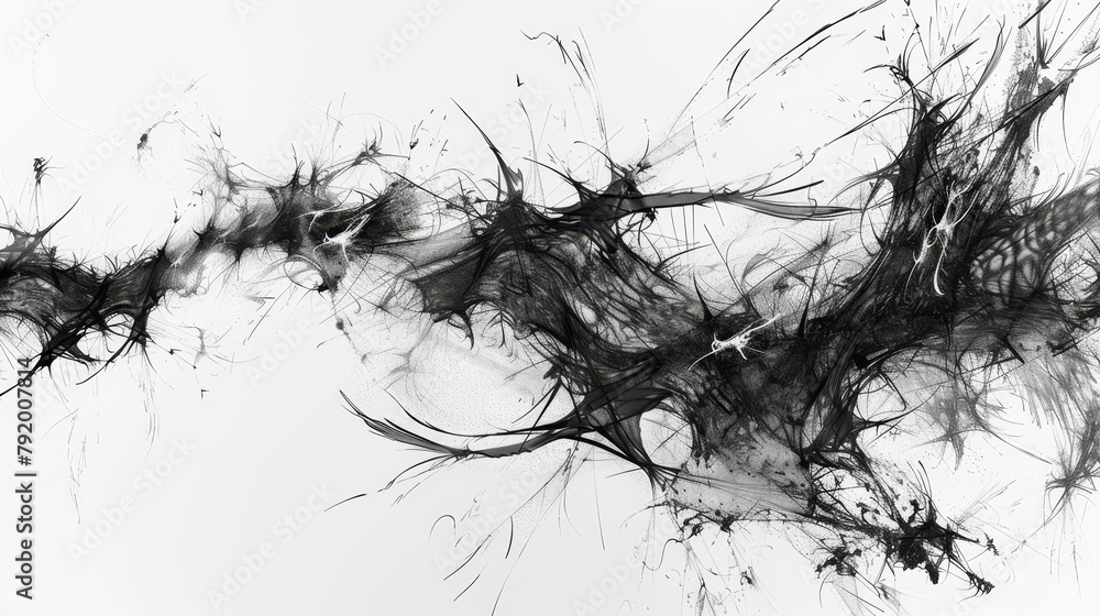 A monochrome image of an artwork exuding copious amounts of smoke A monochrome image of an artwork exuding copious amounts of smoke