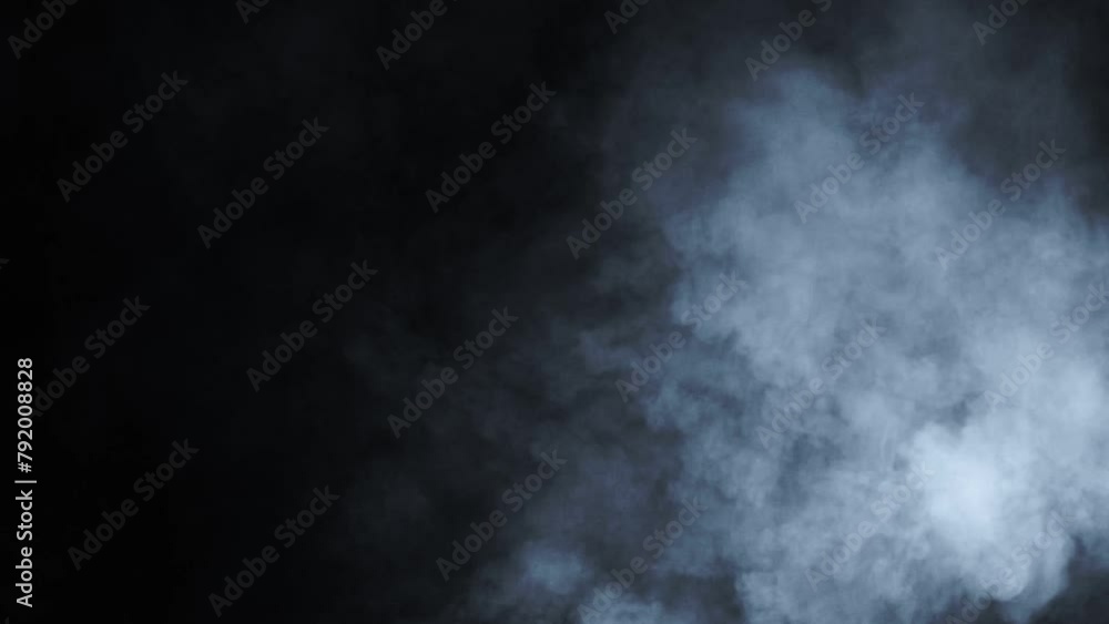 Abstract white smoke in slow motion. Smoke, Cloud of cold fog in light spot background. Light, white, fog, cloud, black background, 4k, ice smoke cloud. Floating fog. Abstract white smoke in slow motion. Smoke, Cloud of cold fog in light spot background. Light, white, fog, cloud, black background, 4k, ice smoke cloud. Floating fog.