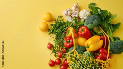 Various Vegetables in Mesh Bag