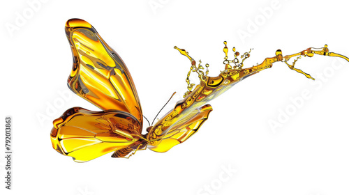 Butterfy shaoe Oil splash PNG. Vitamin oil splash PNG.png