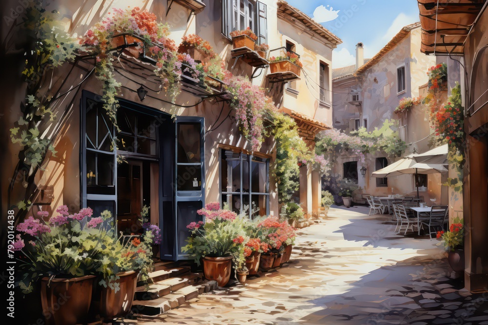 Fototapeta premium street in the old town