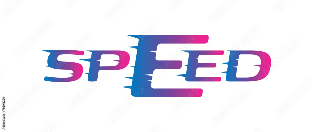 speed logo the word speed. very fast speed word speed logo the word speed. very fast speed word