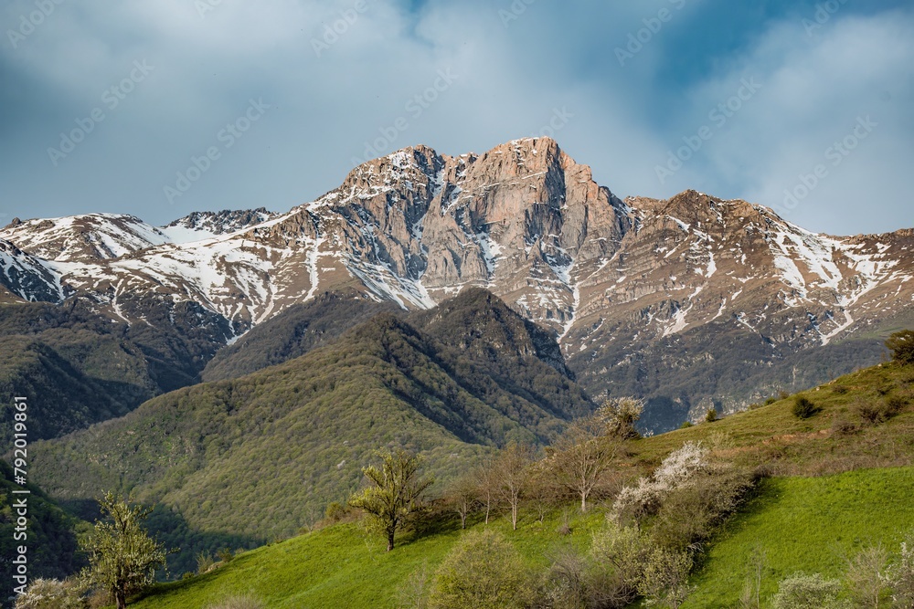 Fototapeta premium landscape with sky and clouds