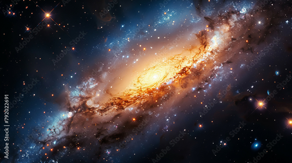 Iridescent Cosmos Captivating Galaxy Photography