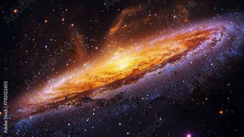 Iridescent Cosmos Captivating Galaxy Photography