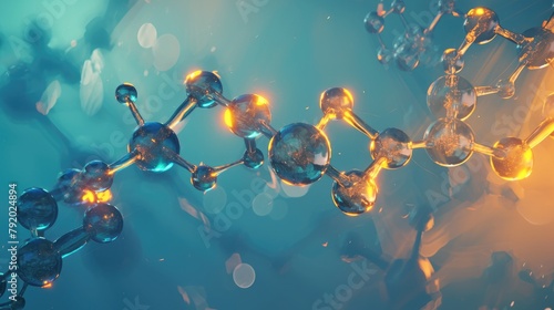 A captivating cartoon visualization of 3 4 Xylenol a common additive in cigarettes showcasing its chemical structure as one of the six isomers of xylenol photo