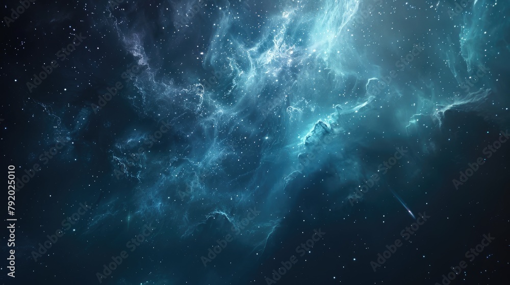 Obraz premium Space background with realistic nebula and shining stars. Colorful cosmos with stardust and milky way. Magic color galaxy. Infinite universe and starry night
