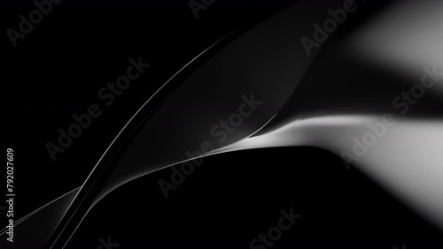 Abstract black looping animation background. 