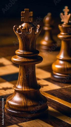 chess on the chessboard