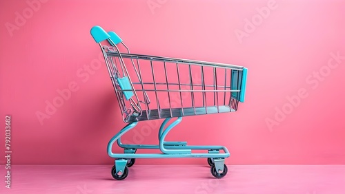 Rocketpowered shopping cart speeds up online grocery delivery. Concept Online Shopping, Rocket Powered, Grocery Delivery, Speedy Delivery, Futuristic Technology photo