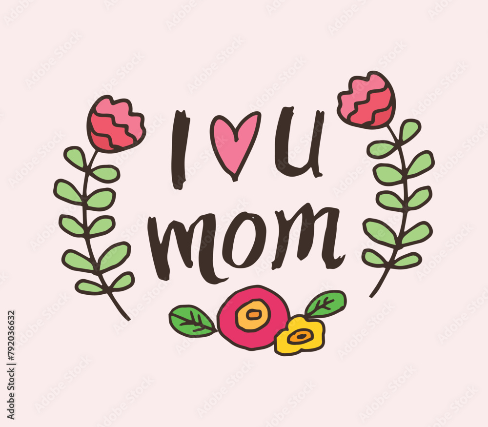  Happy Mother's Day, Happy Mothers day, Happy Mother day, Mother Day, Stylish Design, Mom, I love you Mom, Minimal Editable Design, Flowers