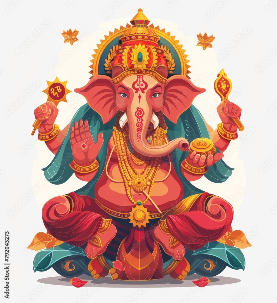 Lord Ganesha Blesses with Wisdom