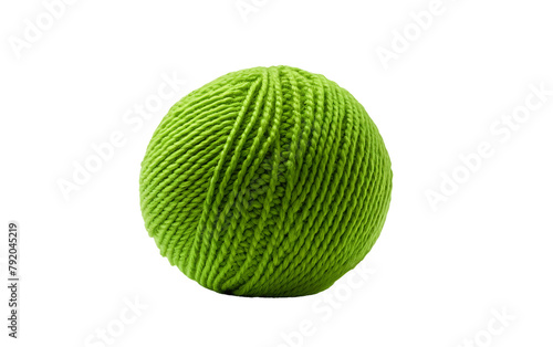 green ball of yarn