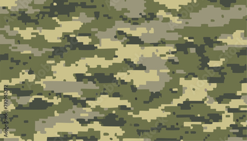Ukrainian digital camouflage pattern, Ukraine Military Uniform print as background