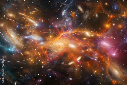 Vibrant Representational QG (Quasar) Star Mapping in Distant Galaxy