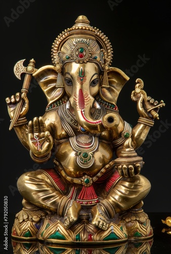 Lord Ganesha Blesses with Wisdom