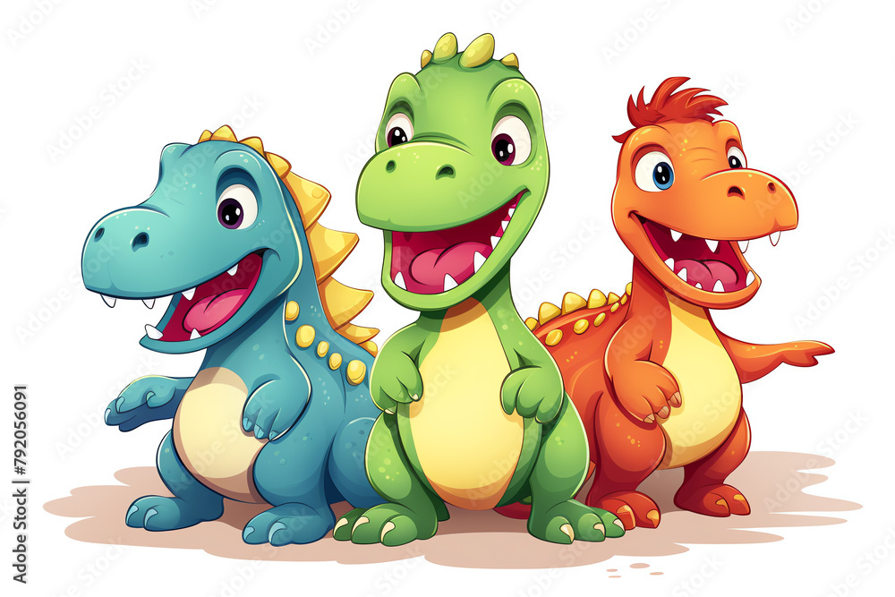 Obraz premium cute dinosaure, AI generated