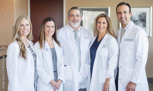 Male and female doctors in ...