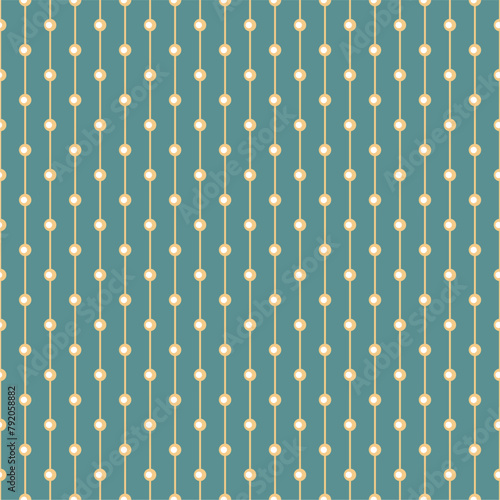 Seamless glamour print pattern with beads jewelry art decor wallpaper for textile, package, paper