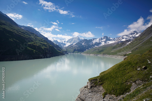 Bilde på lerret Lac des Dix in the Pennine Alps, Switzerland.