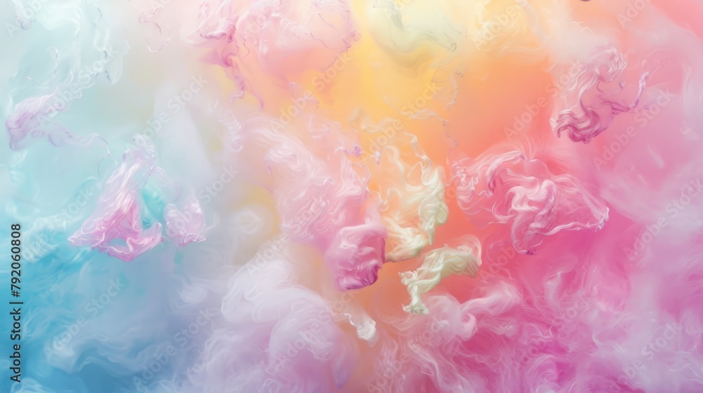 Fototapeta premium multi-colored cotton candy texture.