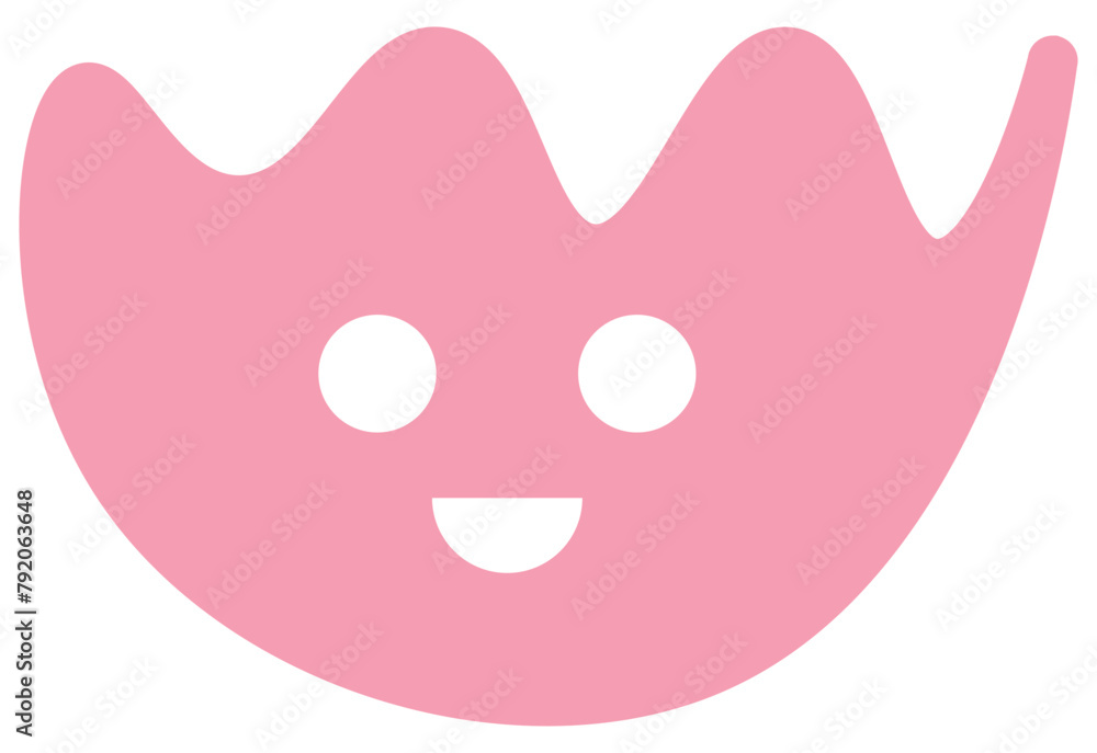 Smile shape icon. Vector illustration. Smile shape icon. Vector illustration.