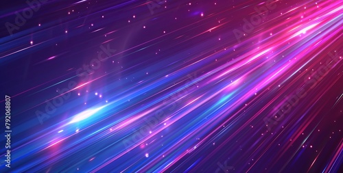 Abstract background with glowing blue lines