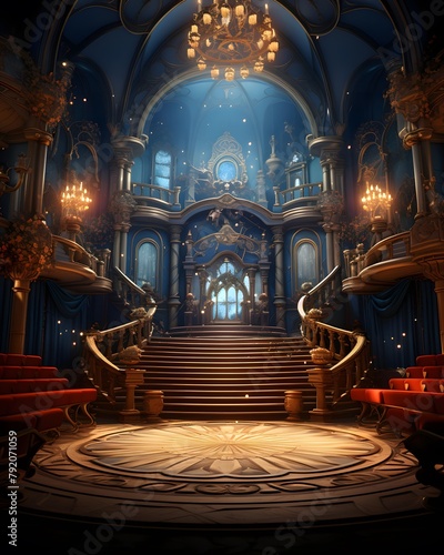 3D rendering of the interior of the Church of the Savior on Blood