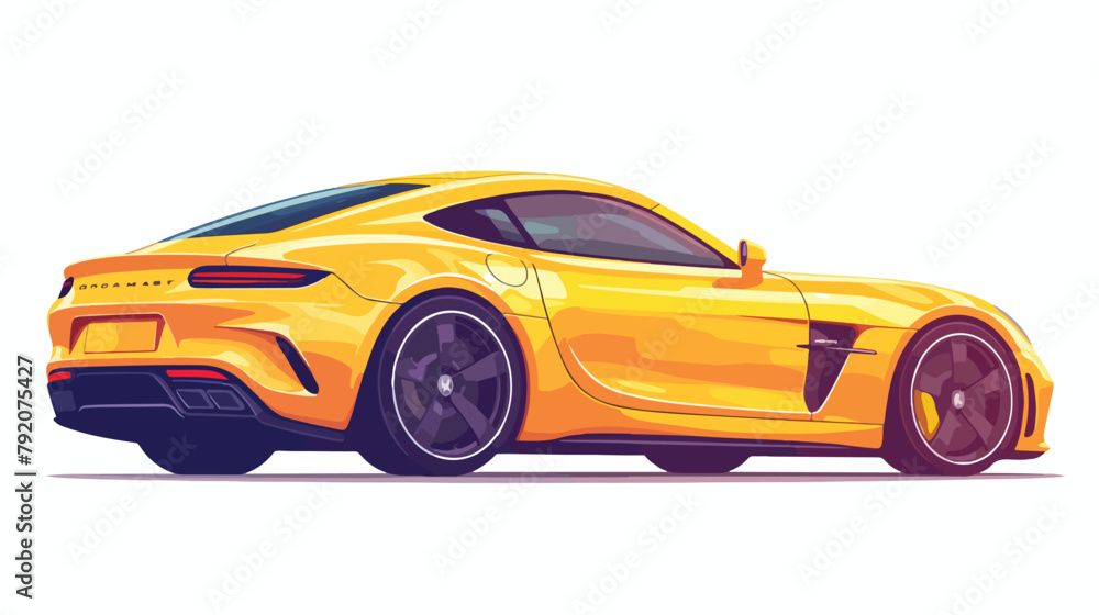 My own vector car design. Eps 10 illustration. 2d f