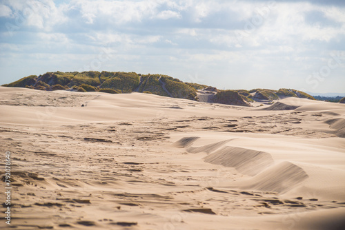 Sand in a sunny desert.