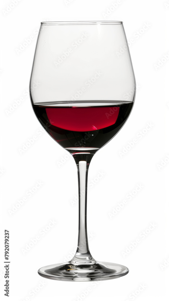Isolated Red Wine Glass for Versatile Design Use Isolated Red Wine Glass for Versatile Design Use