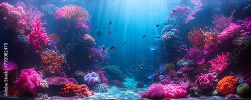 spectacular coral reef - dreamlike underwater world © Riverland Studio